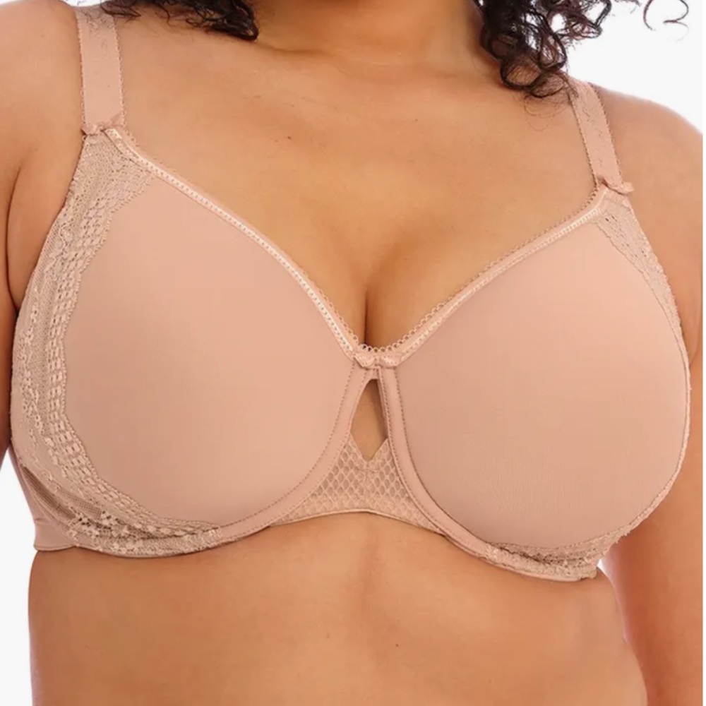 Elomi Full Figure Underwire Bra in Nude - NWT Size 34 GG/J